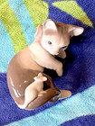 lladro model #5236 cat and mouse figurine — photo 1