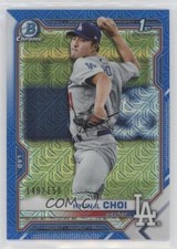 2021 Bowman Chrome Prospects Mega Box Blue Mojo Refractor /150 Hyun-il Choi 0dj0