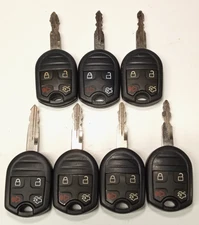 LOT OF 7 OEM FORD REMOTE HEAD KEY FOB REMOTES CWTWB1U793 4 BUTTONS