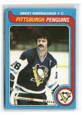 1979-80 Topps #218 Orest Kindrachuk Pittsburgh Penguins