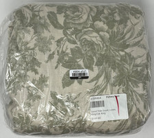 Pottery Barn SORREL TOILE King/Cali King Duvet Cover Loden NWOT TT