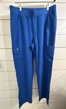 NWT Figs Mens Pants Royal Blue Axim 2.0 Cargo Scrub Pants Large Medical Pockets