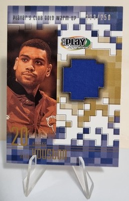 2001-02 Upper Deck Playmakers PC Warm Up Gold #AHW Allan Houston /250