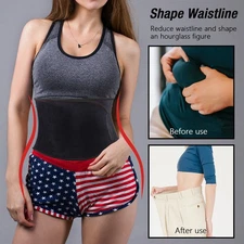 Fat Burner Body Shaper Support Waist Trimmer Sweat Trainer Tummy Belt Slimming