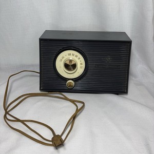 1960 Dark Gray General Electric Model T-101A Radio READ
