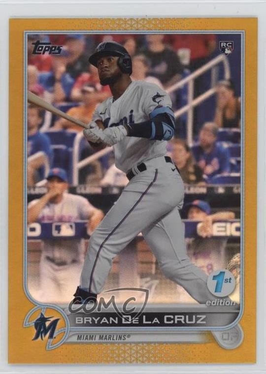 2022 Topps Series 1 1st Edition Gold Bryan De La Cruz #22 19fv