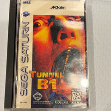Tunnel B1 Sega Saturn Acclaim Shooter KA Rating Video Game Manual Included