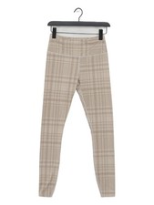 Varley Women's Leggings S Cream Checkered Polyester with Elastane Full length
