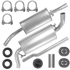 Schalldämpferset Auspuffanlage Auspuff für Audi Coupe B3 B4 88-96 1.8 2.0 Coupe
