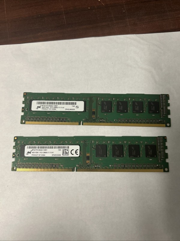 Micron 8GB (2x4GB) PC3-12800U (DDR3-1600)