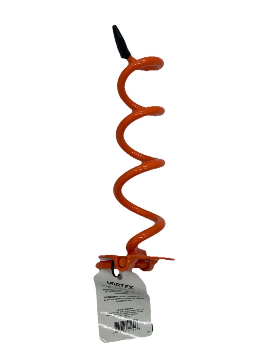 Mezchi Heavy Duty Spiral Ground Anchors 12 Inch 4 Pack, Windproof M