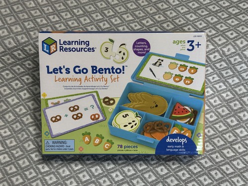 Learning Resources Let s Go Bento! Learning Activity Set, 78 Pieces... Fast Ship