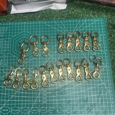 Solid Brass Trigger Scissor Snaps Round Ends ...