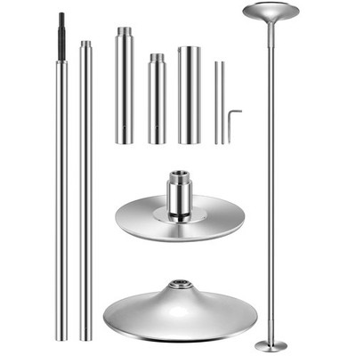 Resilient Spinning Dance Pole with Extensions
