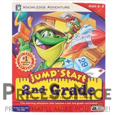 📚 Vintage JumpStart 2nd Grade (Ages 6-8) Mac/Windows – NEW & SEALED