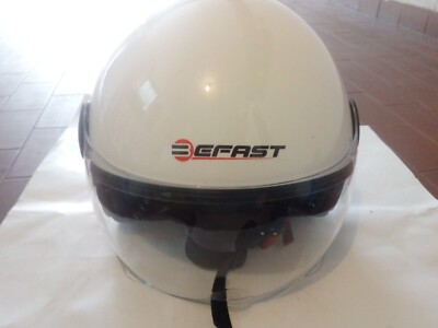 befast helm weiß mit visier emod,ecer 22-5 fg. xl 60cm.gr1250 +50g.fast neu