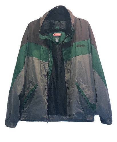 Coleman Windbreaker Jacket Sz L Camping 
