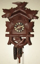 Black Forest Hubert Herr Triberg Cuckoo Clock Weights Driven 30-Hour
