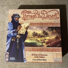 Through The Desert Board Game Z-Man Games Knizia Brand New Sealed