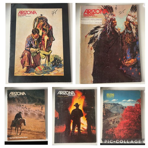 Arizona Highways Magazine lot of 5 1953 1973 1975 1976 1980 - Picture 1 of 6