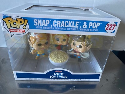 Funko Pop Moments Snap, Crackle, & Pop Vinyl Figure #227 Kellogg s Rice Krispies