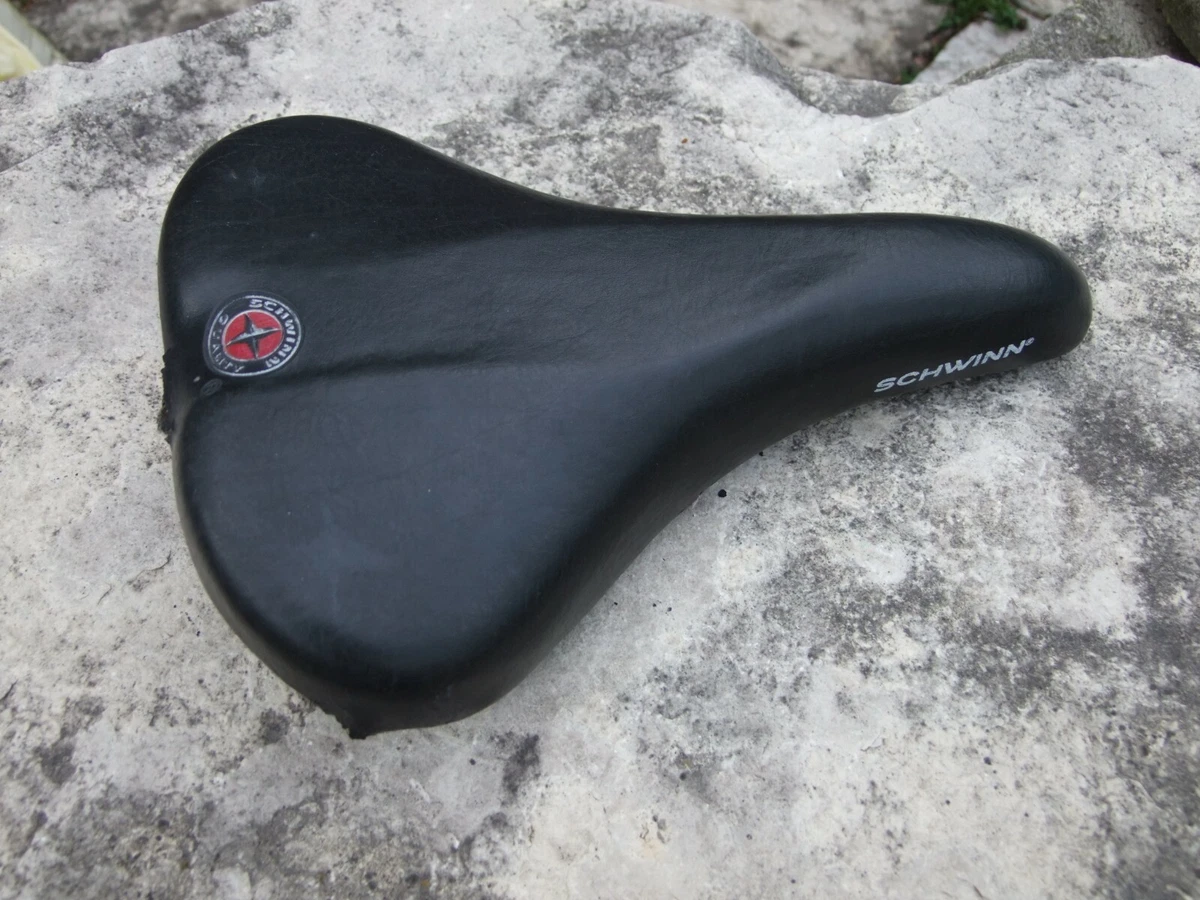Schwinn Padded Bicycle Seat Saddle Black Polyurethane Foam