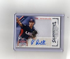 #10/10 (ONLY 10) 2015 USA STARS & STRIPES AUTO AUTOGRAPH JUSTIN BULLOCK RC