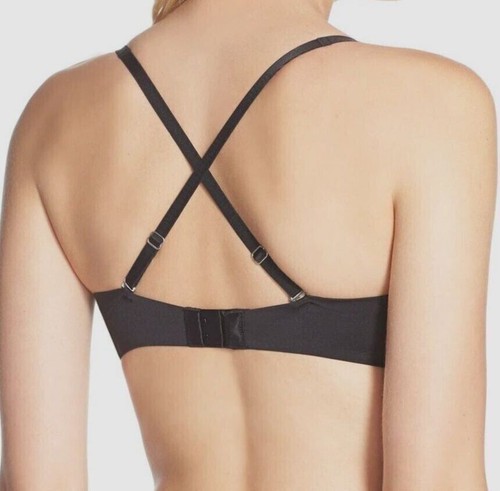 Wacoal Intuition Bra Black 32D Padded Push Up Plunge T-Shirt Multiway 108003 New - Picture 10 of 12
