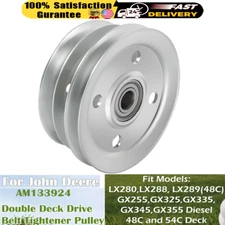AM127594, AM125668 AM133924 Mower Deck Double Deck Drive Belt Tightener Pulley