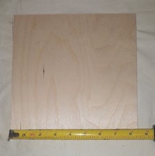 Square Birch Plywood - 8-1/2" Square x 1/4" - 5-Ply Lot of 10 pieces