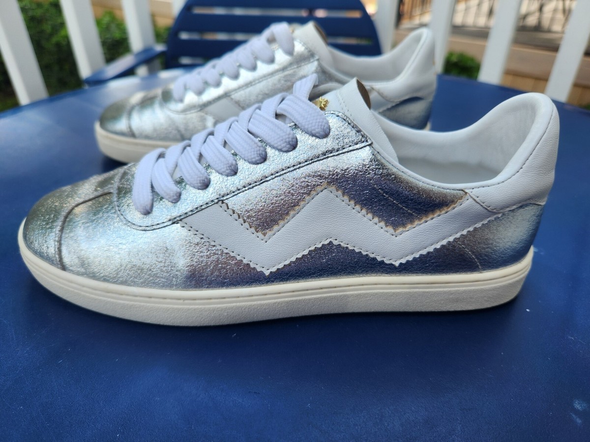 Stuart Weitzman Womens Daryl Snake Embossed Leather Sneaker Stuart Weitzman Womens Daryl Snake Embossed Leather Sneaker