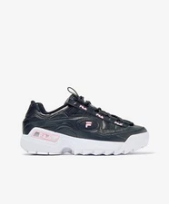 Fila Women’s D-Formation Chunky Leather Embossed/Embroidered Logo New w/Box