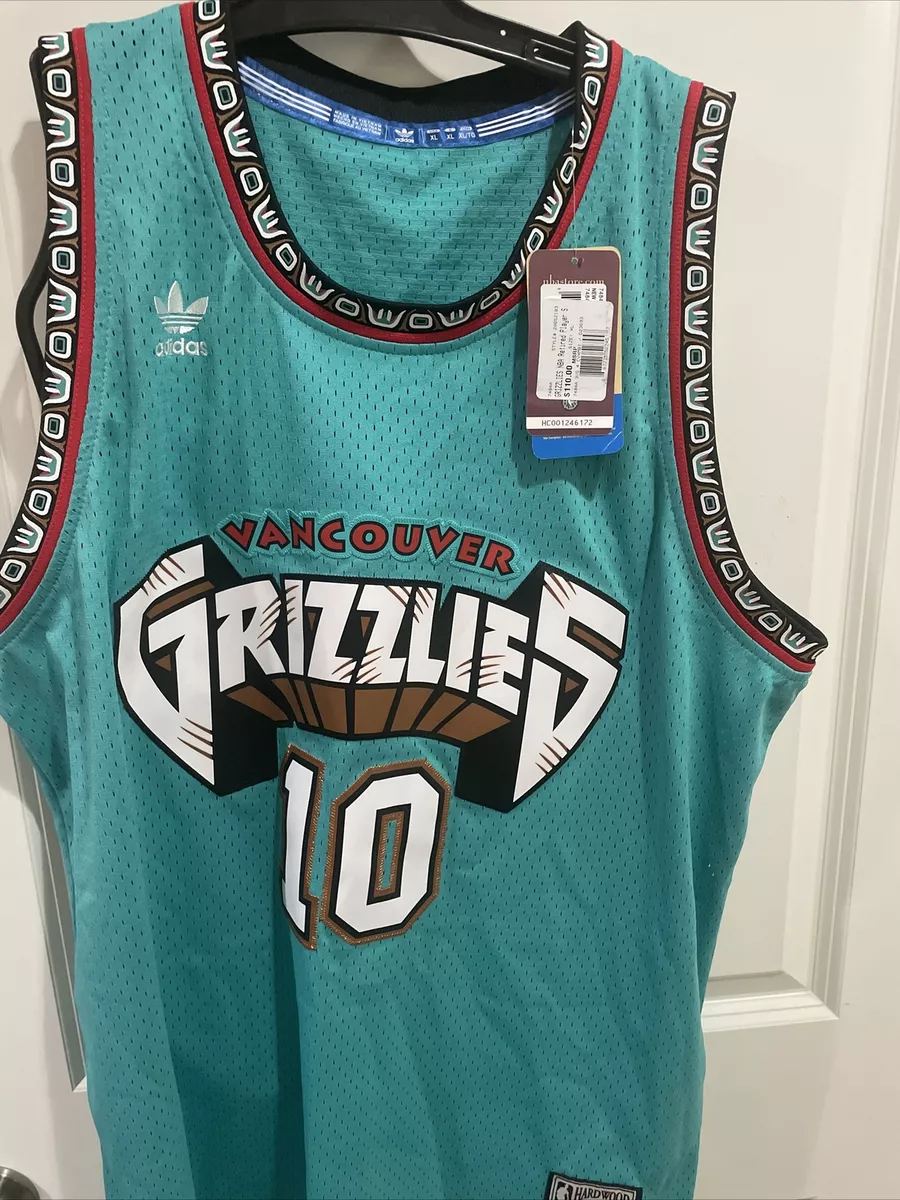 MIKE BIBBY Vancouver GRIZZLIES Adidas HARDWOOD CLASSIC Throwback Swingman  Jersey