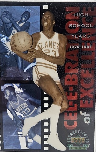 1998 Michael Jordan Cel-e-bration of Excellence Card Upper Deck #795/2500 - Picture 2 of 4