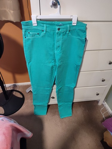 DG2 DIANE GILMAN WOMENS 14 TALL SOFT MINT JEANS NEW 308444 - Picture 3 of 14