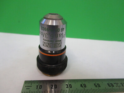 ZEISS GERMANY PHASE PH1 6.3X OBJECTIVE MICROSCOPE PART AS PICTURED