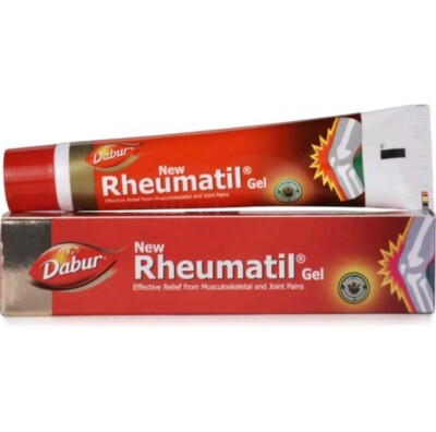 2 x Dabur Rheumatil Gel 30g relieving Joint Pain, Swelling, Stiffness, Sprains