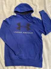 Under Armour Men's Small Pullover Hoodie Big Logo