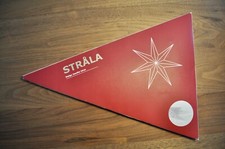 Ikea STRALA Star Pendant Lamp Shade White Red Starburst Jennifer Idrizi 28" NEW