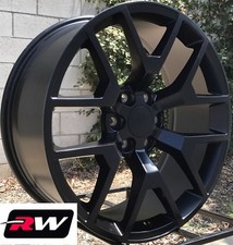 20 X9 Inch Cadillac Escalade Replica Honeycomb Wheels Satin Black Rims