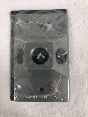 Lampholder Weatherproof Cover – Gray With Three 1/2-Inch Threaded Holes For Outdoor Use - View #12