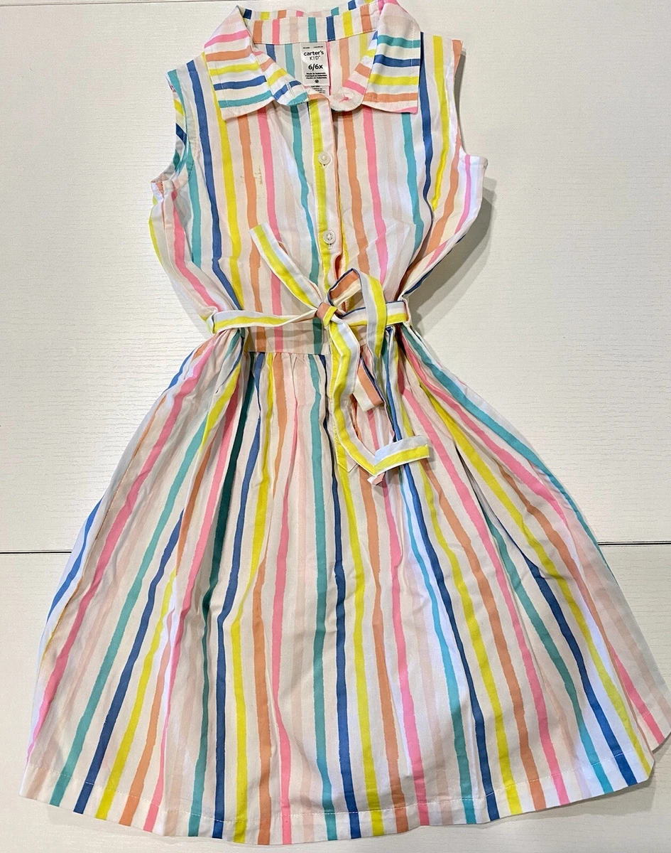 Pastel hot sale striped dress
