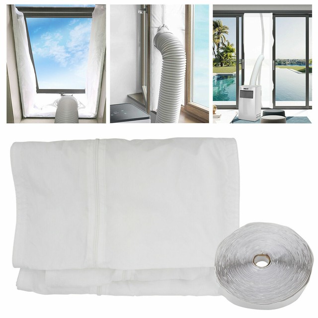 4m Fensterabdichtung Vorhang Hot Air Stop Fur Mobile Klimagerate Abluftschlauch Gunstig Kaufen Ebay