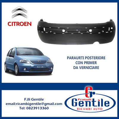 Paraurti Anteriore Per Ford Fiesta 2002-2005 - Da Verniciare, Con Sedi Fendinebbia