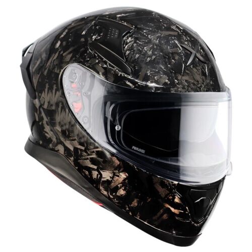Axor " APEX FORGED CARBON " Full Face DOT & ECE Certified Motorcycle Helmet - Foto 8 di 10