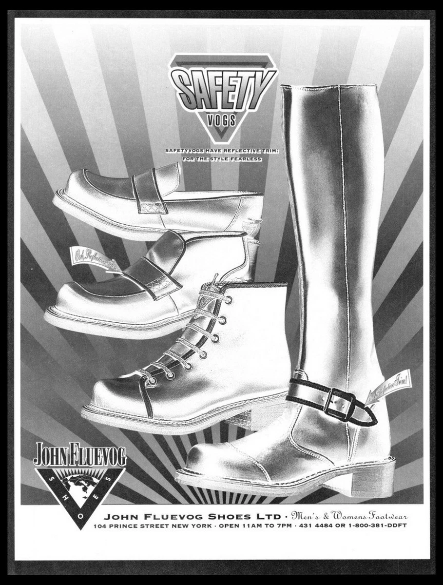 John Fluevog Safety Shoes Boots Vintage 1990s Fashion photo