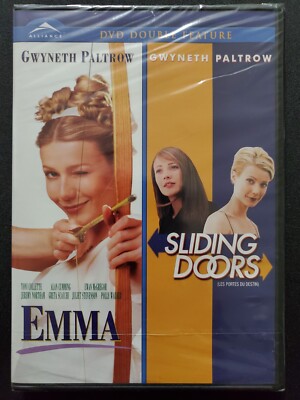 Emma / Sliding Doors DVD Double Feature Gwyneth Paltrow 1996 1998 NEW SEALED OOP