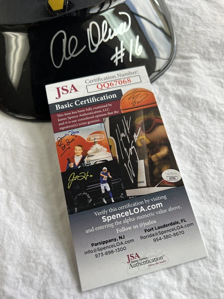 Al Oliver Pittsburgh Pirates Signed Auto Full Size Helmet 7x All-Star JSA COA - Image 4 of 4