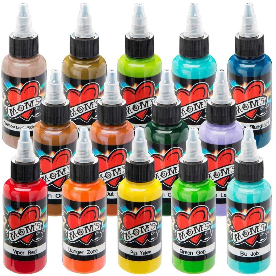 MILLENNIUM MOM'S MOMs Millennium Tattoo Ink - 14 Exotic Color Set