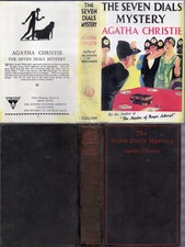AGATHA CHRISTIE - THE SEVEN DIALS MYSTERY - RARE UK 1ST 1929 dj